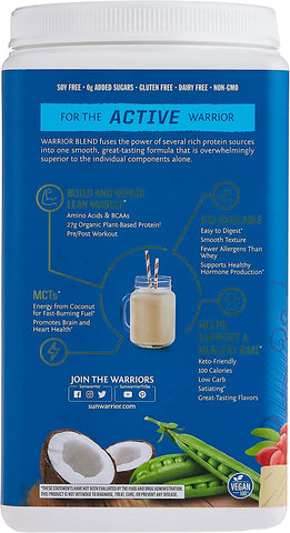 Sunwarrior Protein Warrior Blend 750g - Vanilla