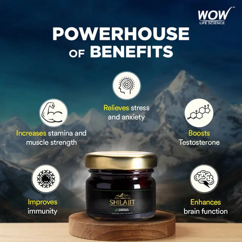 Wow Life science shilajit + Aadar Performance Oil