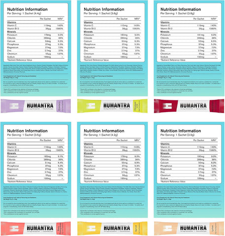 Humantra Variety pack of 12 sachets