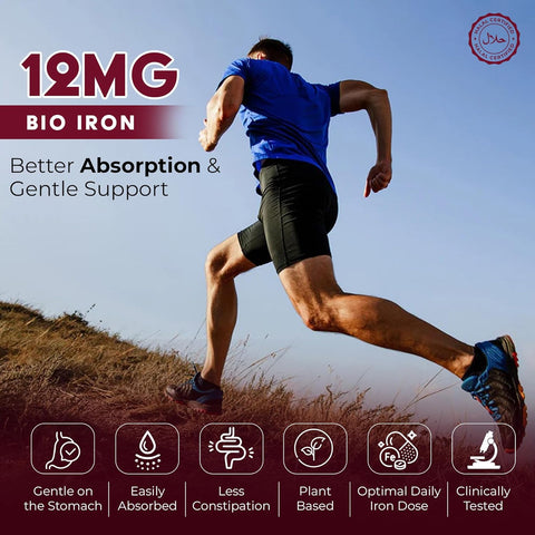 Cosmic Doctor Bio Iron – Food-Based Iron for Energy & Blood Health (Doctor Curated)