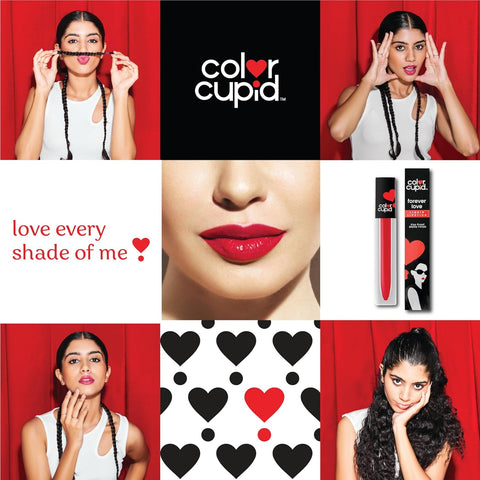 Color Cupid Liq Lipstick Long Stay Red LL1 4ml