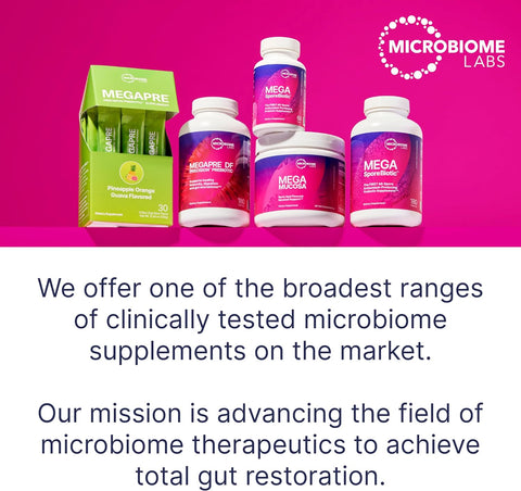 Microbiome Labs MegaSporeBiotic - Spore Based Probiotic to Support Gut Health