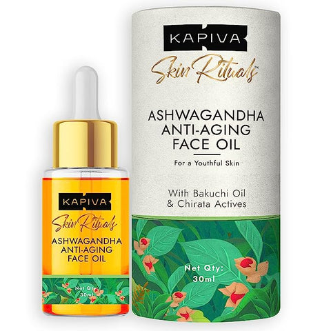 Kapiva Ashwagandha Anti-Aging Face Oil (30ml