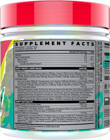 GHOST Greens Superfood Powder - Pink Lemonade, 30 Servings – image 2