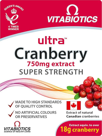 Vitabiotics Ultra Cranberry Tab 30S