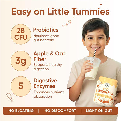 Wellbeing Nutrition Kids Superfuel - Creamy Vanilla 400gms (12 servings)