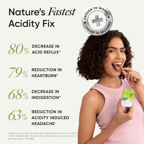 Wellbeing Nutrition Instant Acidity Relief 30 Strips in a Tin Box