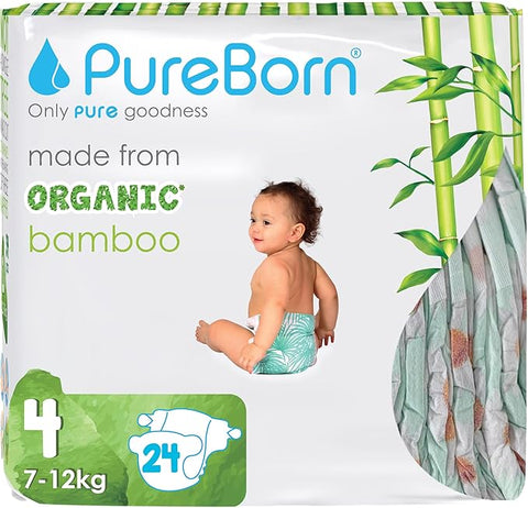 Pureborn Size 4 Diaper 7-12 Kg 24S