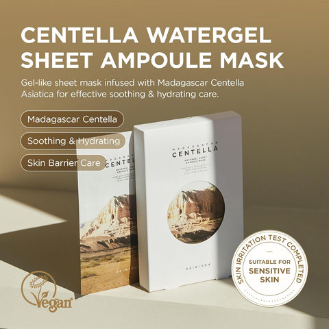 Skin1004 Madagascar Centella Watergel Sheet Ampoule Mask (5Ea)