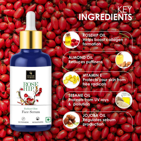 Good Vibes Rosehip Radiant Glow Face Serum (50 ml)