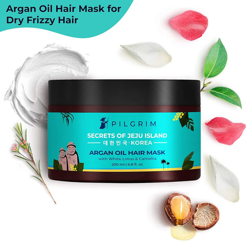 Pilgrim Pack of 2 Hair Mask and Pack (Argan Oil)