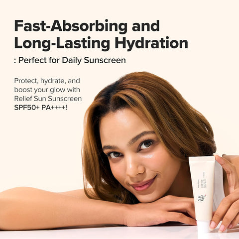 Beauty of Joseon Relief Sun Rice Probiotics SPF 50+ PA++++ Korean Sunscreen sunblock for Face Daily Sunscreen for Men Women Skincare 50ml