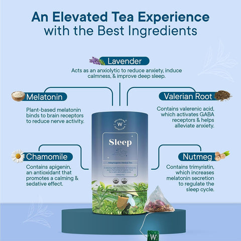 Wellbeing Nutrition Sleep Tea (20 Pyramid Tea Bags)