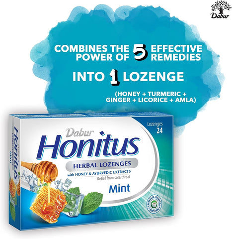 Dabur Honitus Herbal Lozenges Mint 24