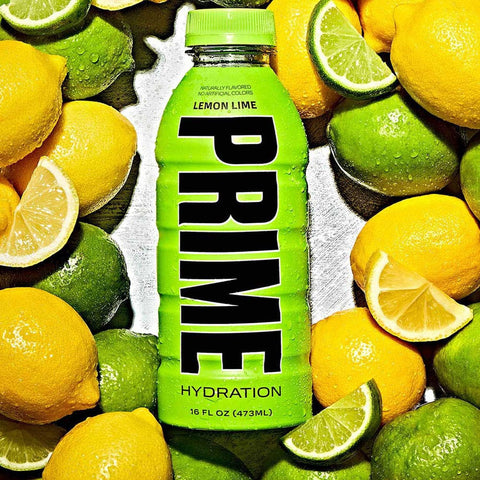 Prime Hydration Sports Drink Variety Pack - Energy Drink, Electrolyte Beverage - Lemon Lime, Tropical Punch, Blue Raspberry - 16.9 Fl Oz 6 Pack