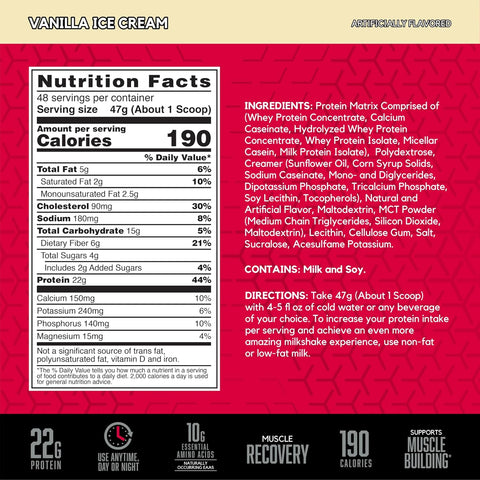 BSN SYNTHA 6 5LB VANILLA ICE CREAM 2.27 KG