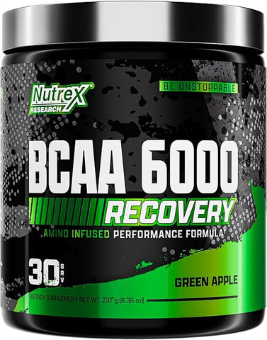 Nutrex Research, Bcaa 6000 30serv Green Apple 231G