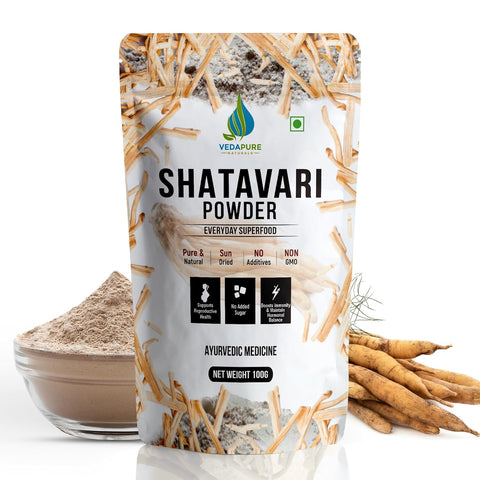 VEDAPURE Organic Shatavari Powder 100g