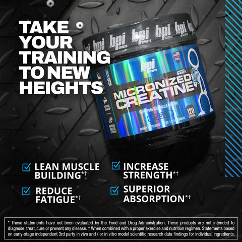 Bpi Sports Micronized Creatine Unflavored 120 Servings