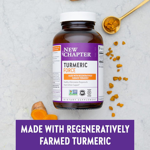 New Chapter, Turmeric Force, 30 Vegetarian Capsules