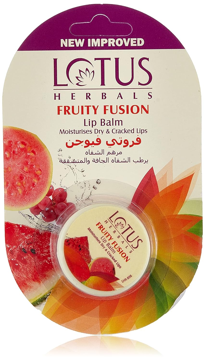 Lotus Herbal Lip Balm Fruity Fusion - 5 Gm