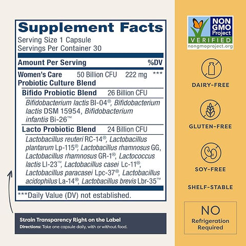 RenewLife UF VAGINAL FORMULA 50B 30C