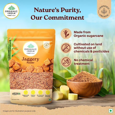 ORGANIC INDIA JAGGERY POWDER 500g - Image 3