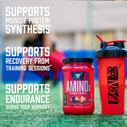 BSN AMINOx Amino Energy Powder for Endurance & Recovery - Blue Raspberry, 435g, 30 Servings – image 4