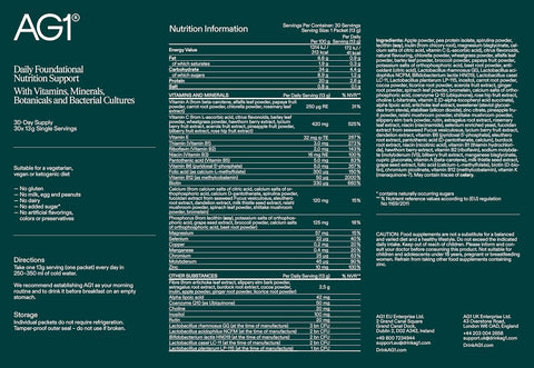 AG1 Daily Greens Powder – Ultimate Daily Whole Food Sourced All in One Greens Supplement Powder Travel Pack with Bottle (Pack of 2)