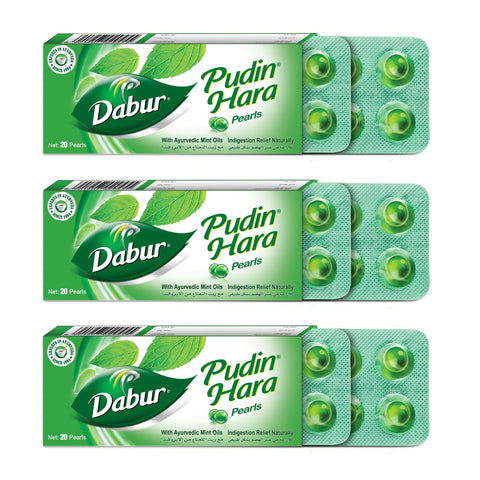 Dabur Pudin Hara Pearls, Pack of 20 Pearls