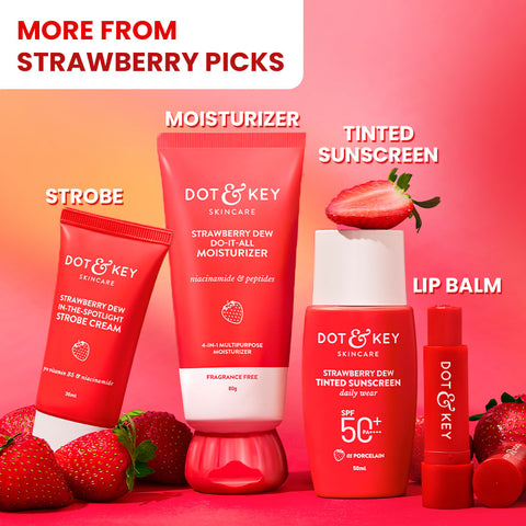 Dot & Key Strawberry Dew SPF 50 Sunscreen Stick On-The-Go 20g