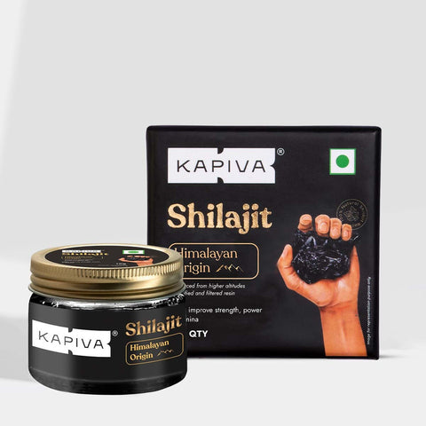Kapiva Organic Gulkand + Himalayan Shilajit resin 10g