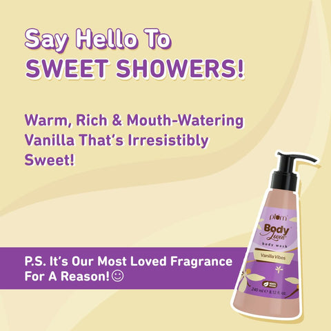 Plum Bodylovin' Vanilla Vibes Body Wash - 240ml