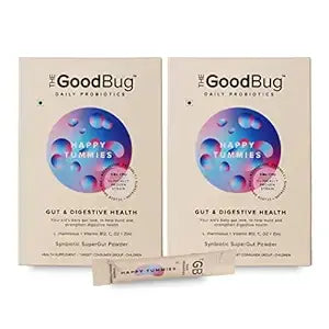 The Good Bug Happy Tummies Supergut Powder 15 Days Pack (Pack of 2)