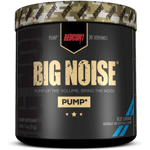 Redcon1 Big Noise Pump Formula, Non-Stimulant Pre-Workout Powder (Blue Lemonade)