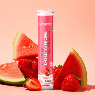 Herbal Max L-Glutathione 15 Tablets Watermelon & Strawberry Flavour