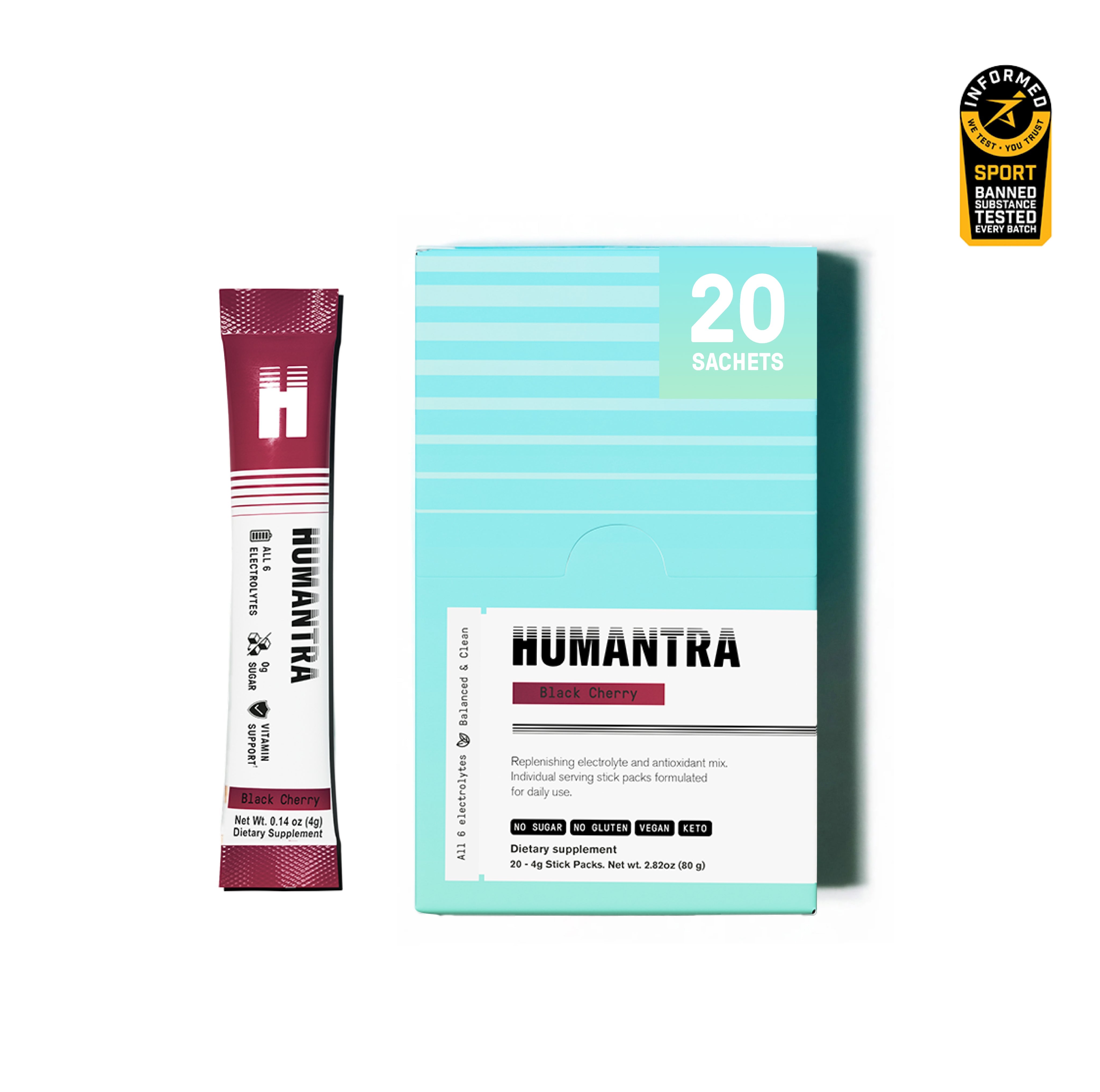 Humantra Black Cherry 80G – Kuwa Supplements - KSA