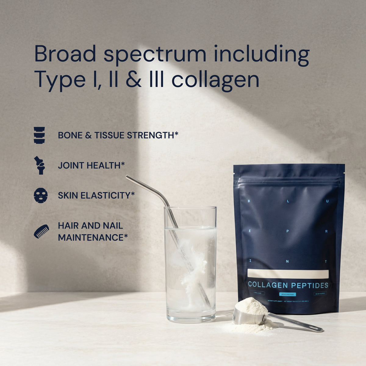 Blueprint Collagen Powder - Broad Spectrum, 30 Servings