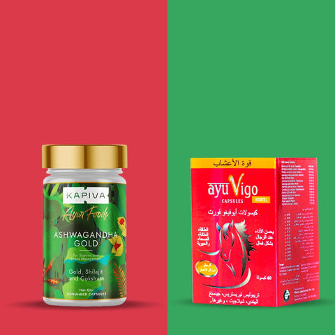 Ayuvigo and Kapiva Ashwagandha Gold Combo