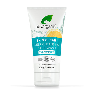 Dr. Organic Skin Clear Deep Cleansing Face Wash 125ML