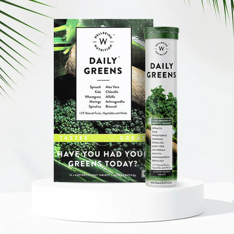 Wellbeing Nutrition Daily Greens Multivitamin Effervescent Tablets