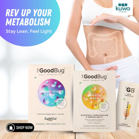 The Good Bug Metabolically lean Sachet + The Good Bug Smooth Move Sachet Pack of 15s