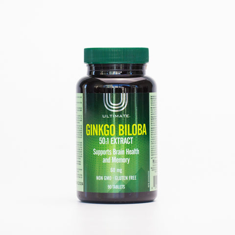 Ultimate Ginkgo Biloba 60 mg 90 tablets - Brain Health and Memory