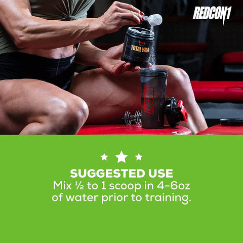 REDCON1  Total War - Pre Workout, 30 Servings, (Green Apple)