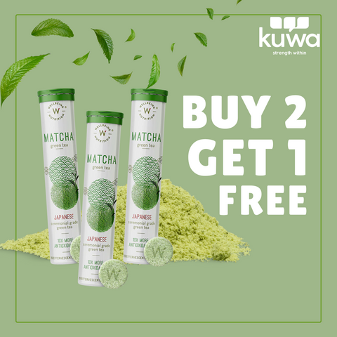 Wellbeing Nutrition Matcha Green Tea, 20 Tablets -Buy 2 Get 1 Free