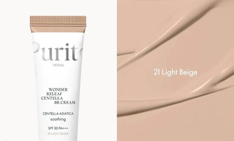 PURITO Wonder Releaf Centella BB Cream #21 Light Beige [30ml