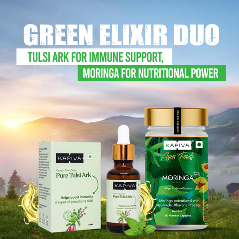 Kapiva Tulsi Ark + Moringa ( Combo)