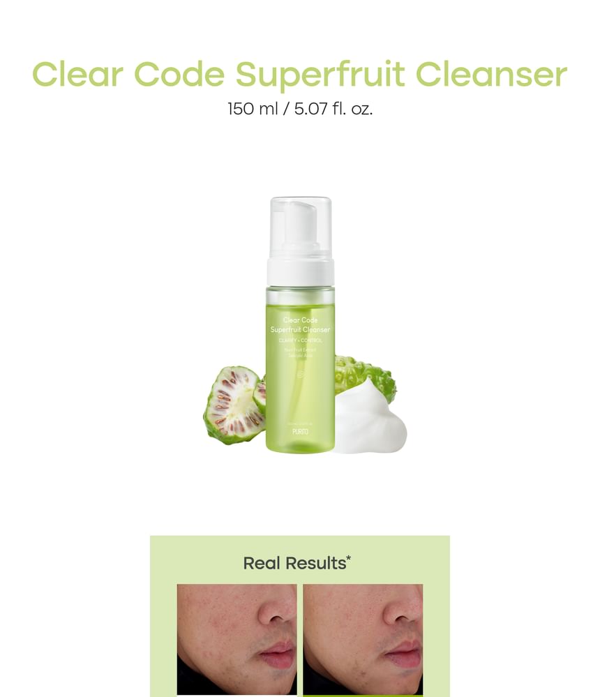 PURITO Clear Code Superfruit Cleanser [150ml]
