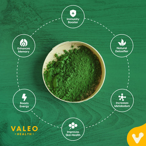 Valeo Matcha Green Tea Effervescent Tabs (20) | Organic Japanese Ceremonial-grade Matcha