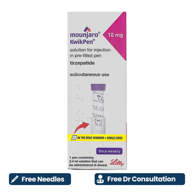 Free Prescription + Mounjaro 10mg + Free Needles